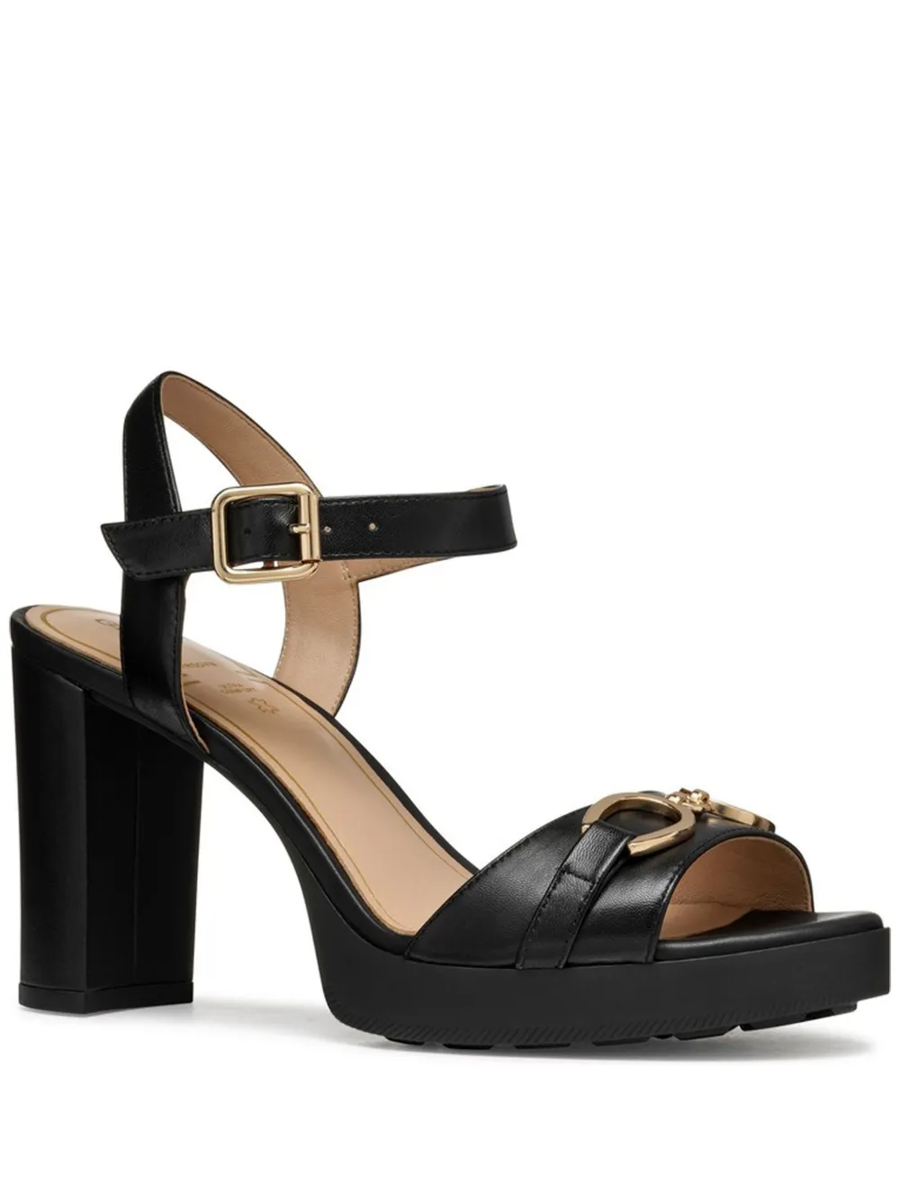 Geox 85mm Walk Pleasure platform sandals Black
