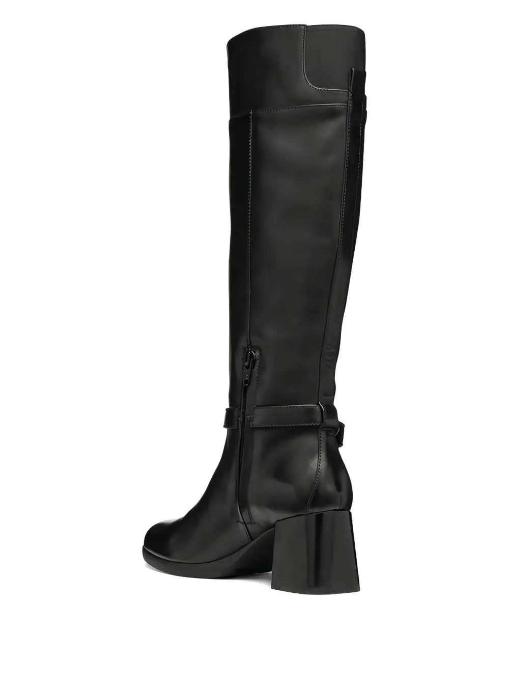 Geox 70mm leather boots Black