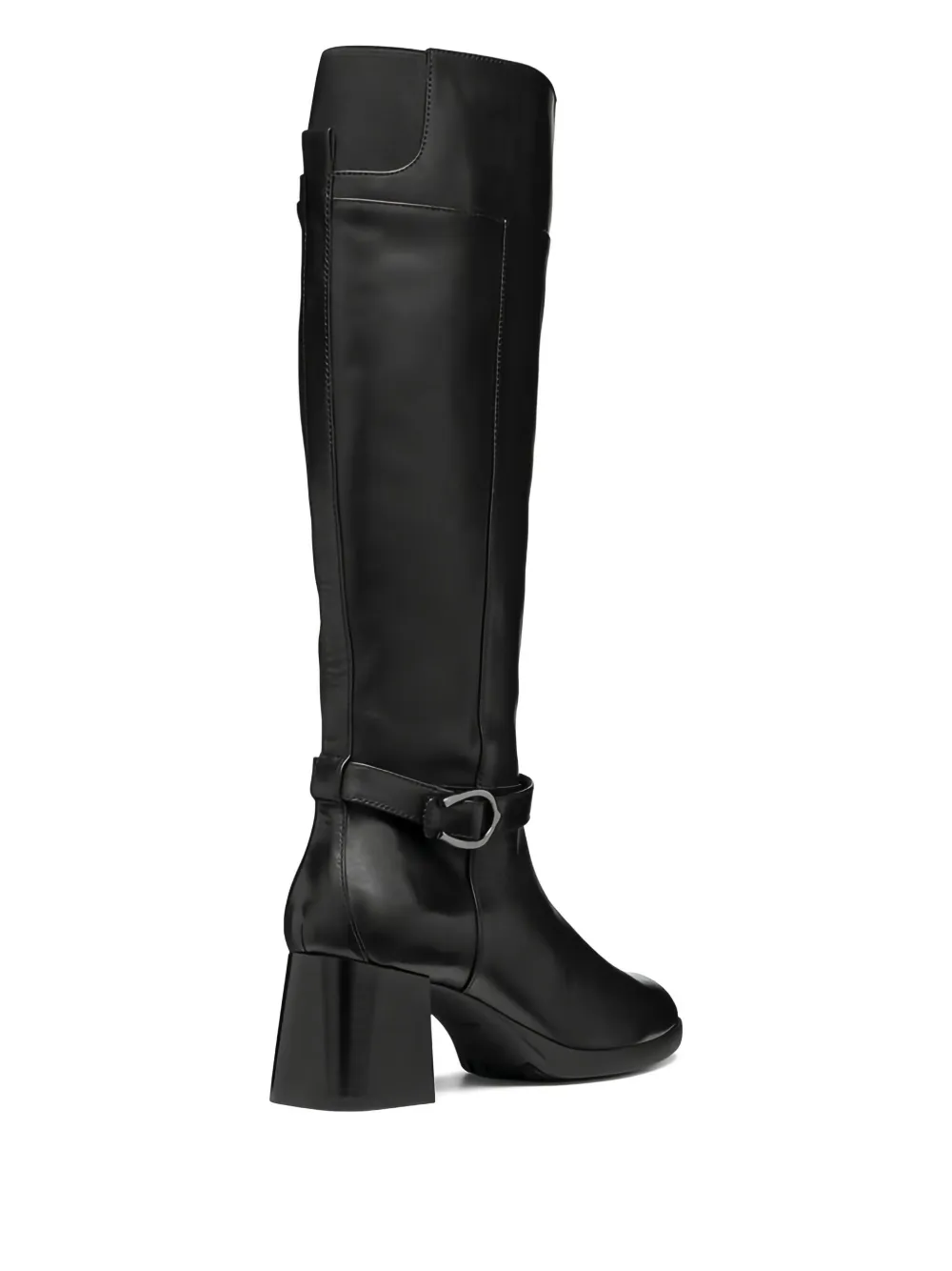 Geox 70mm leather boots Black