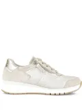 GABOR metallic-finish suede sneakers - Neutrals