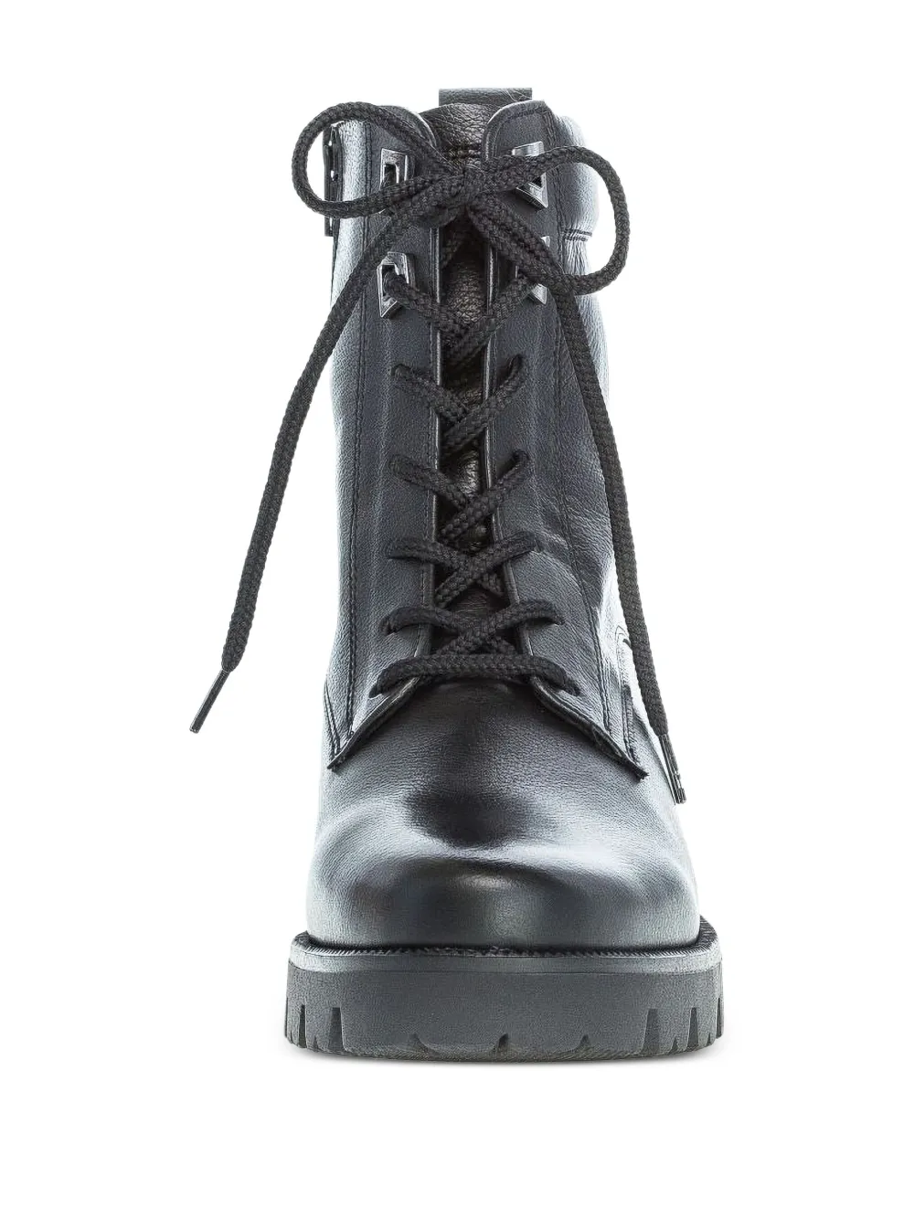 GABOR Davos combat boots met chunky zool en veters Zwart