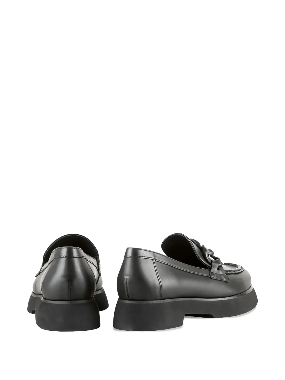 Hogl Stacy chunky leather loafers Black