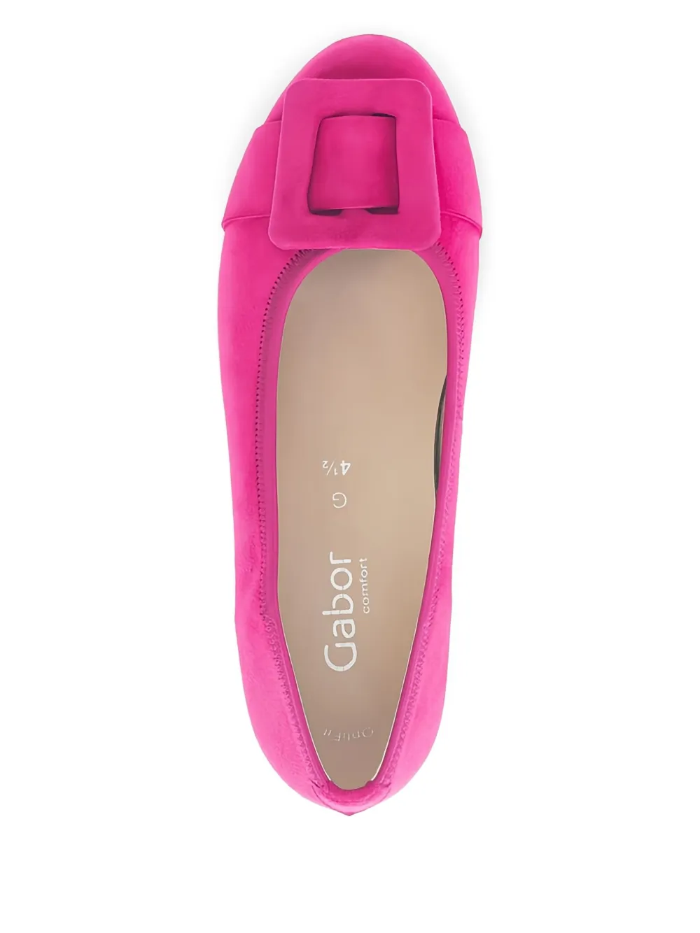 GABOR Ballerina's met gespdetail Roze