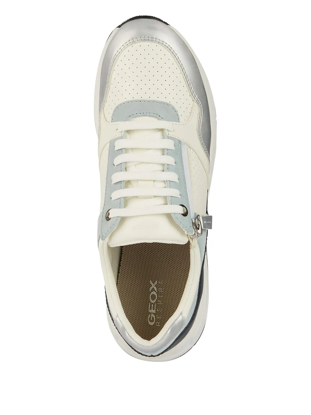 Geox Bulmya zip-detail sneakers White