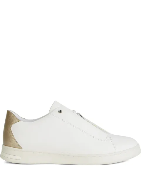 Geox Jaysen leather lace-up sneakers