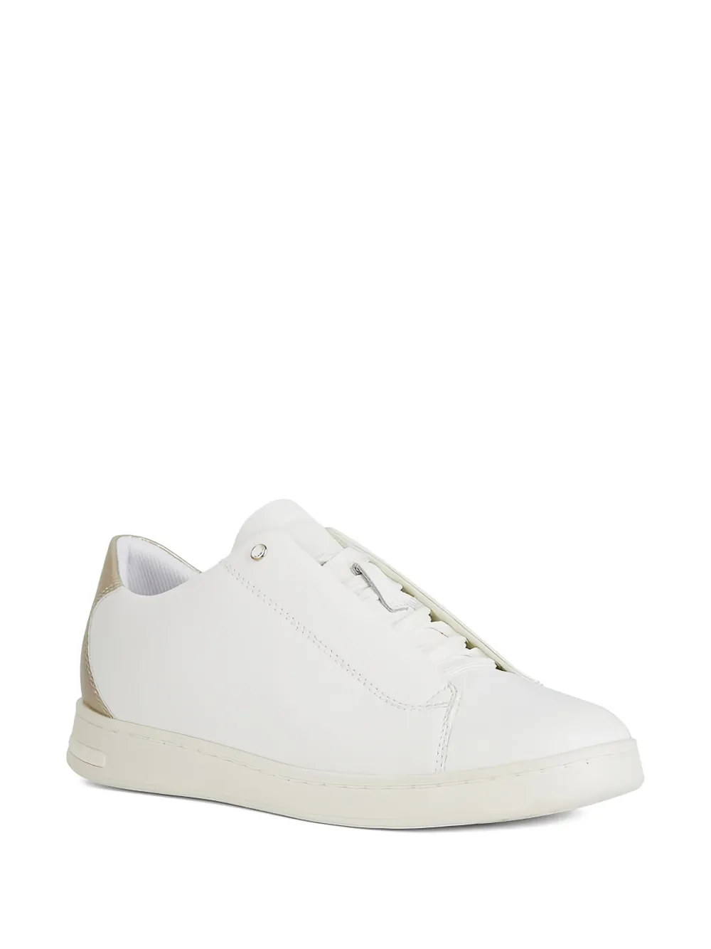 Geox Jaysen leather lace-up sneakers White