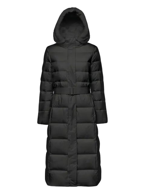 Geox Pheby hooded belted puffer coat