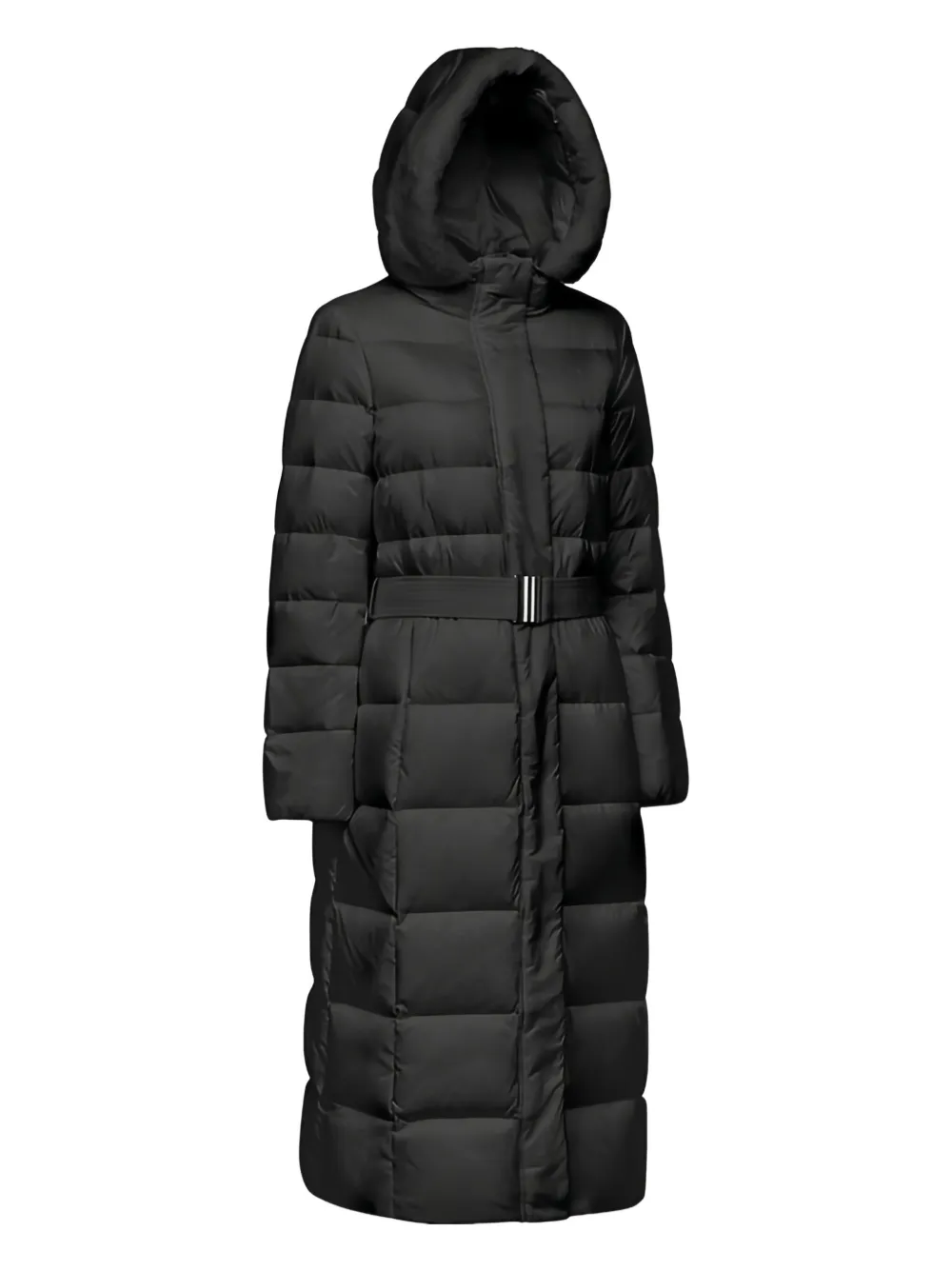 Geox Pheby hooded belted puffer coat | Oversized Coats | Image 2