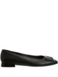 Hogl Coco buckle-embellished flat pumps - Black
