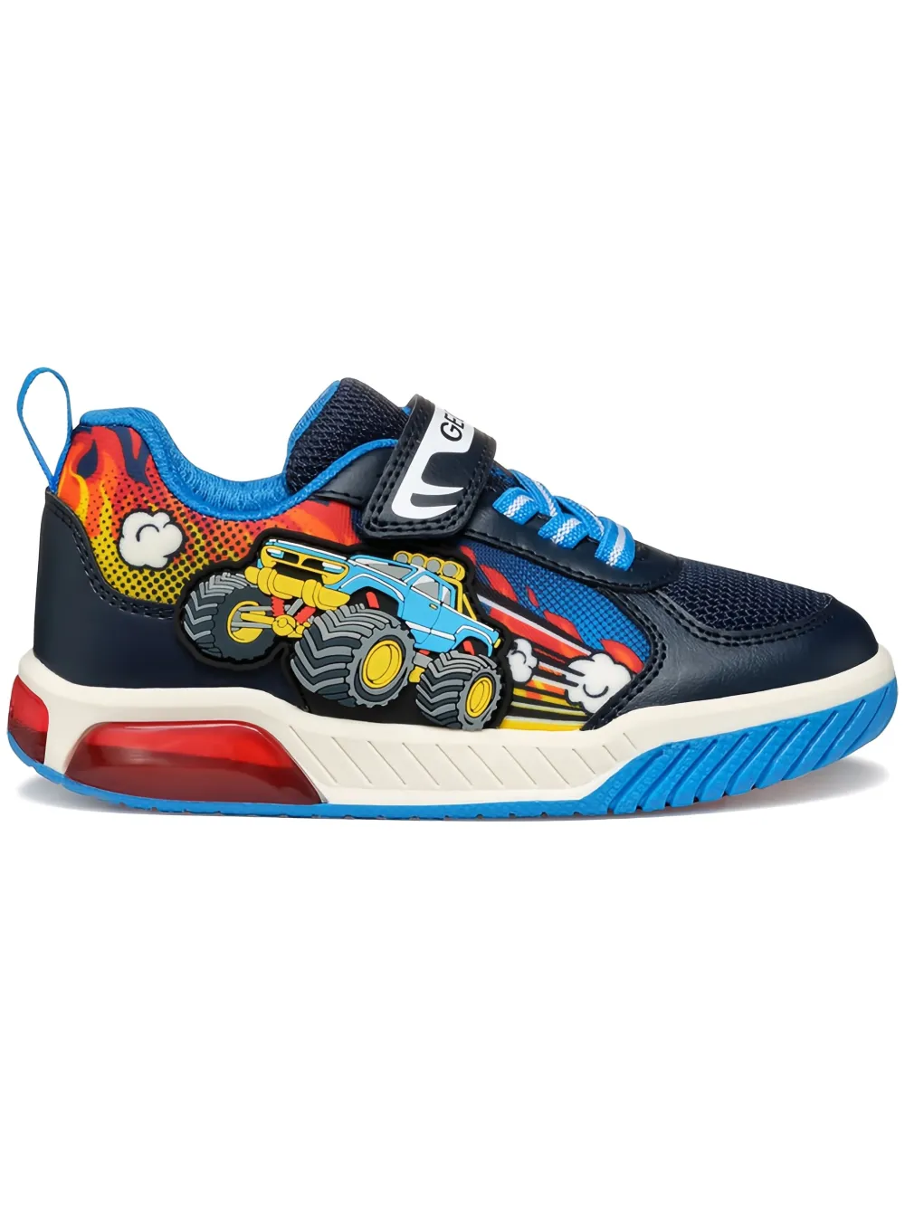 Geox Kids graphic-print sneakers Blue