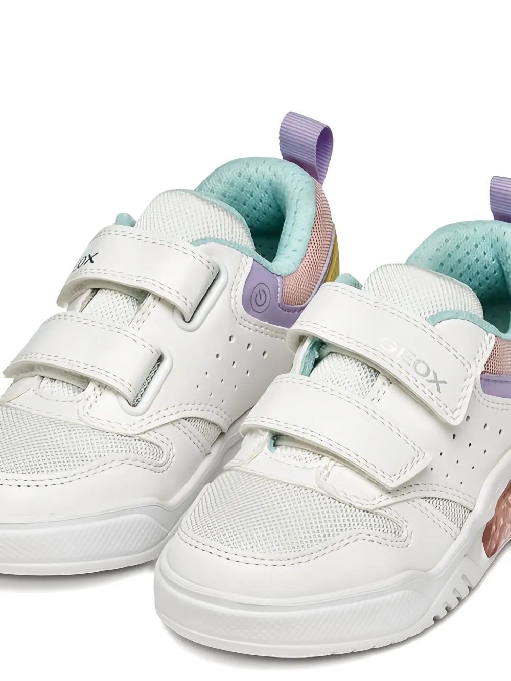 Geox Kids Illuminus light-up sneakers White