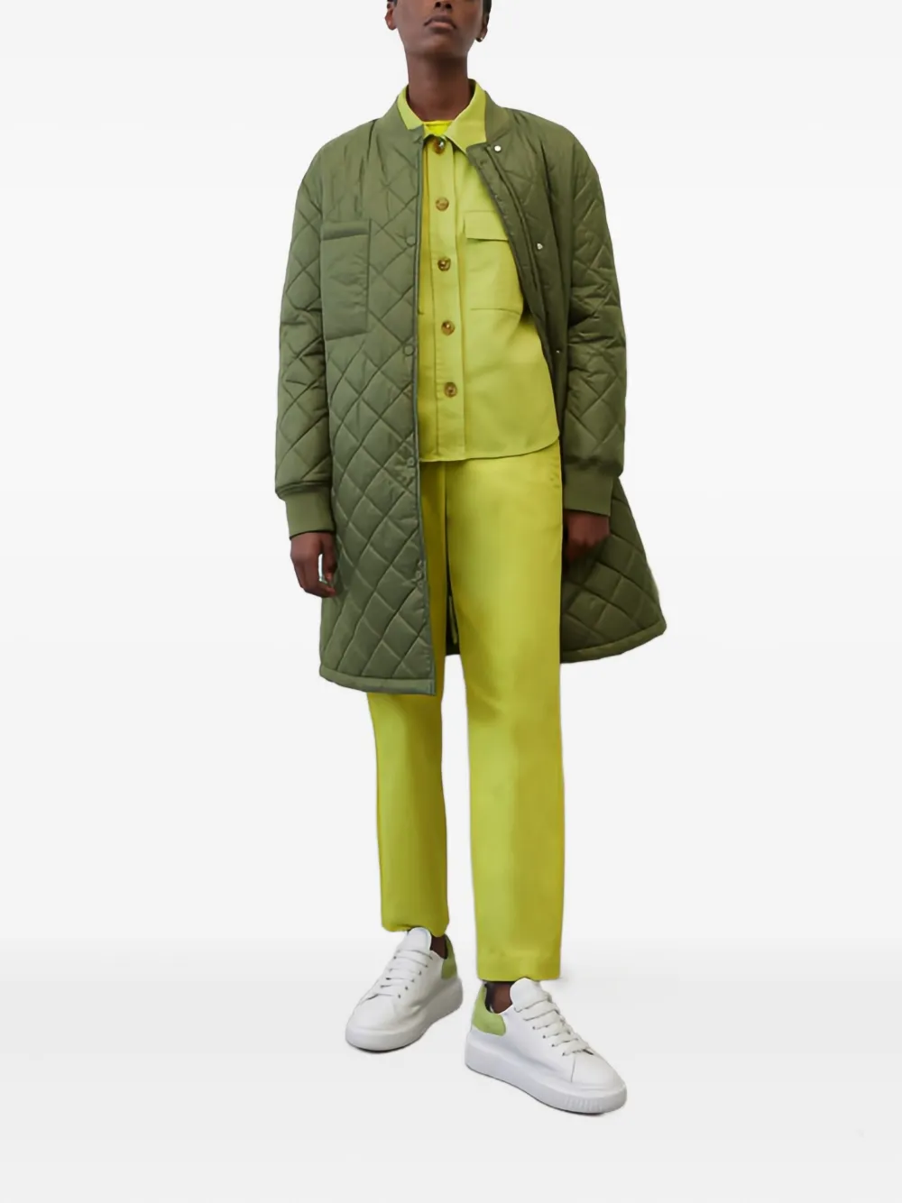 Marc O'Polo quilted coat | Single Breasted Coats | Image 2
