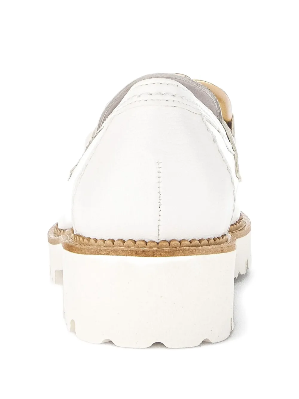 GABOR chain-link loafers White