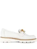 GABOR chain-link loafers - White