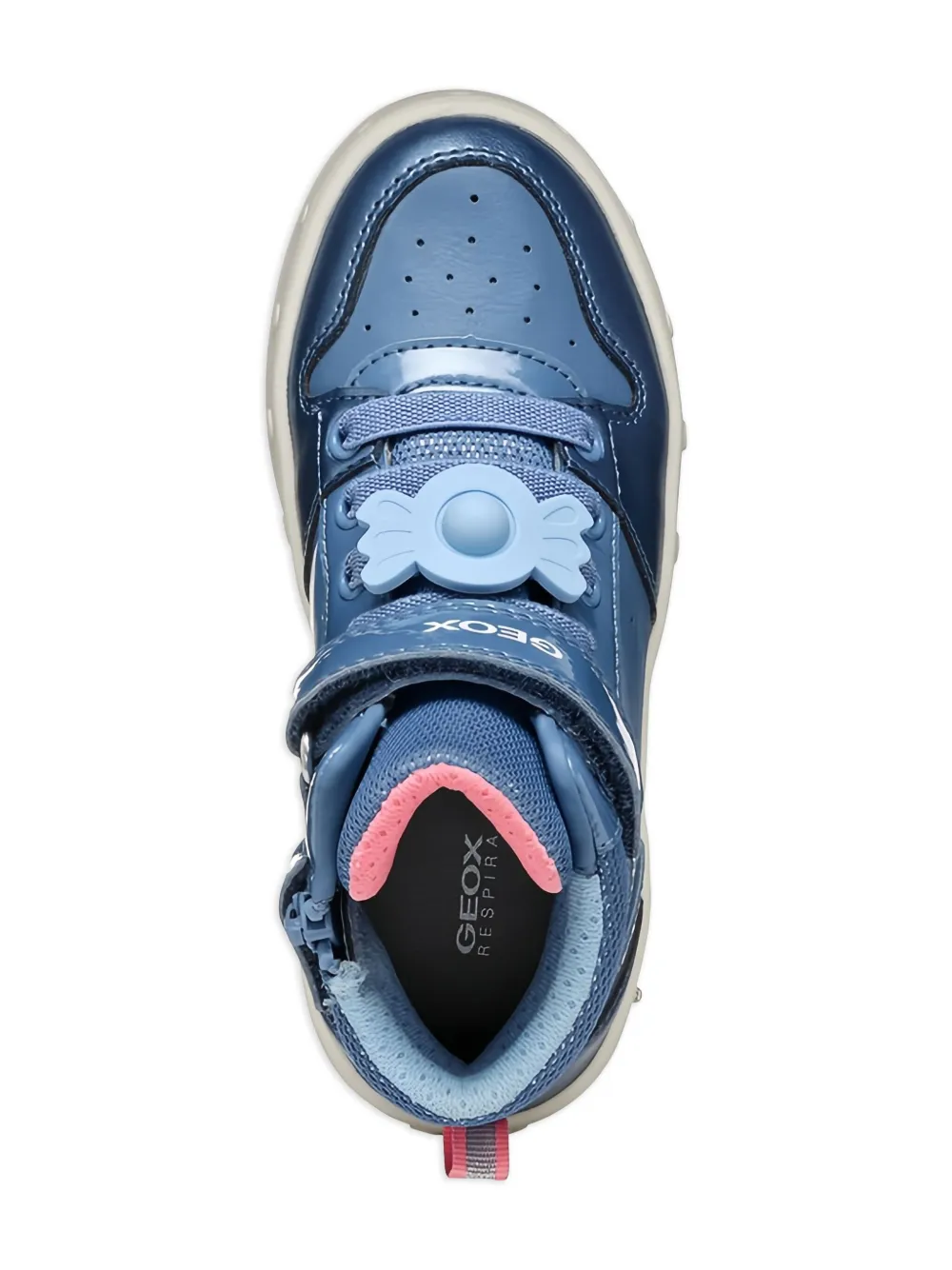 Geox Kids Skylin high-top sneakers Blauw