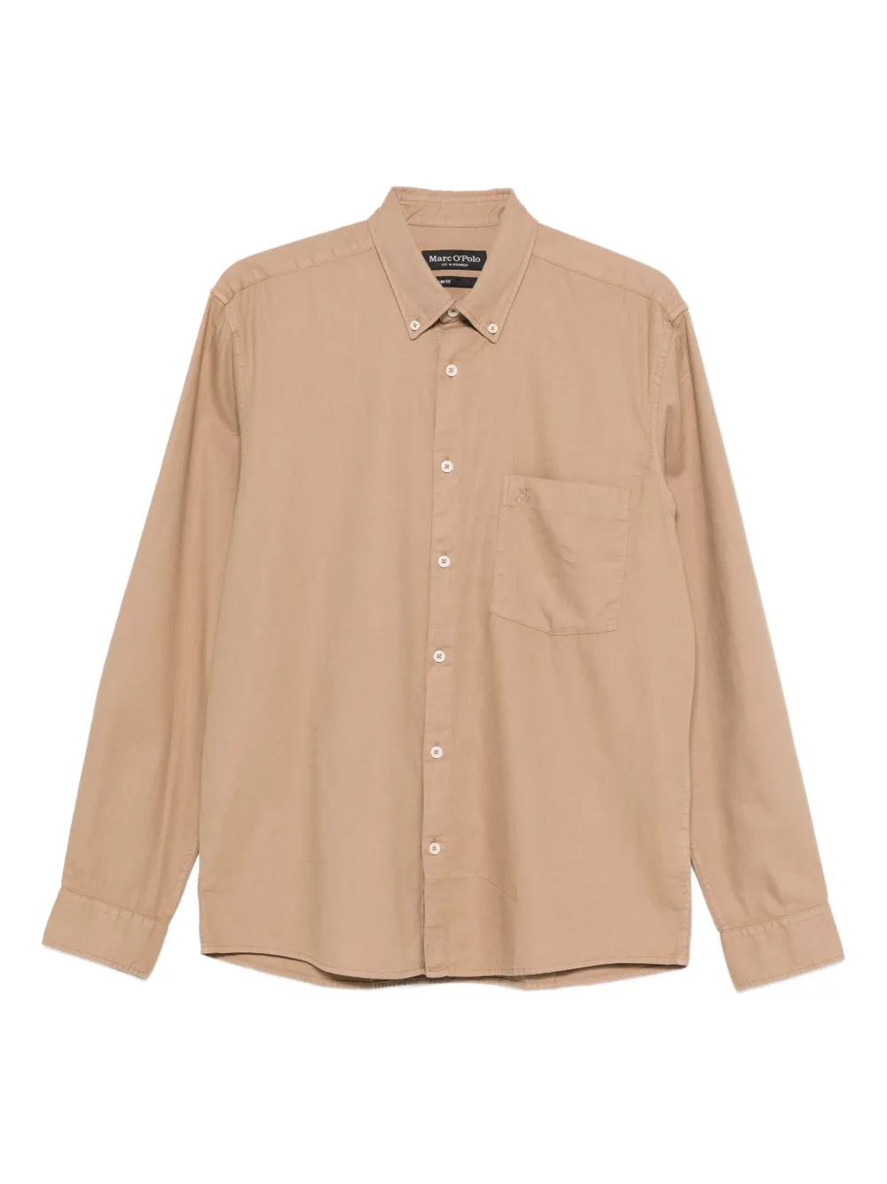 embroidered-logo shirt