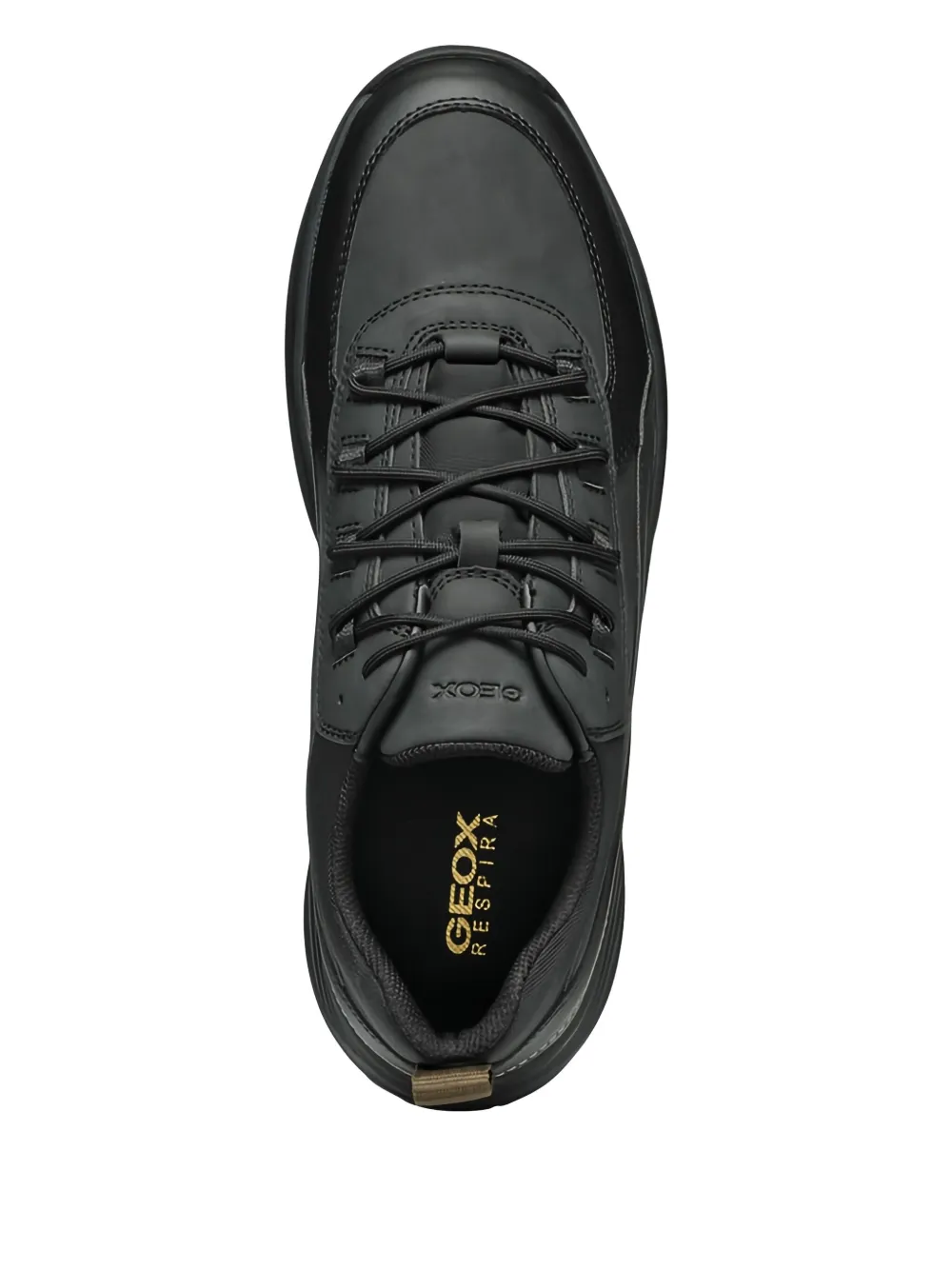 Geox Terrestre leather lace-up sneakers Black