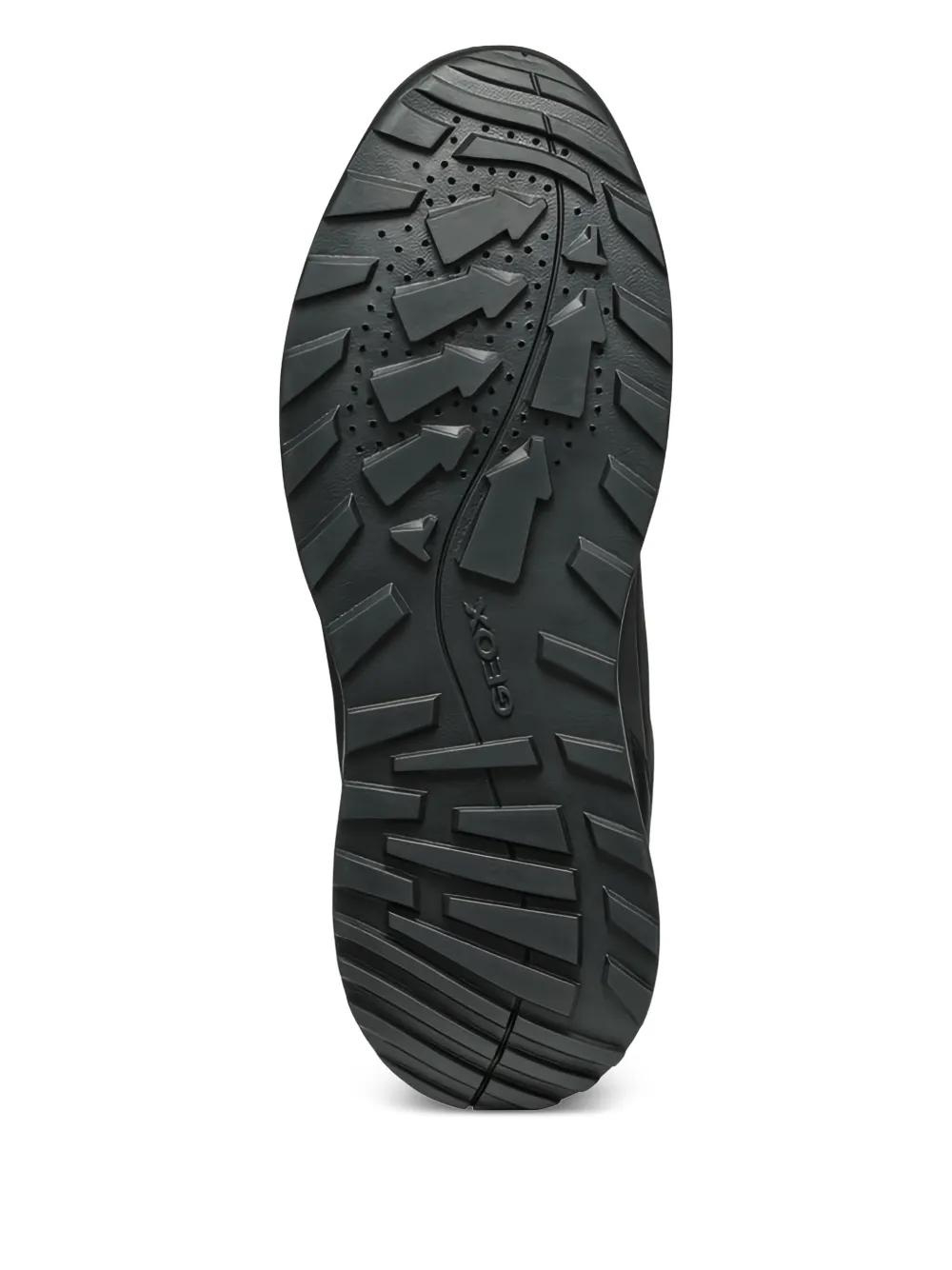 Geox Terrestre leather lace-up sneakers Black