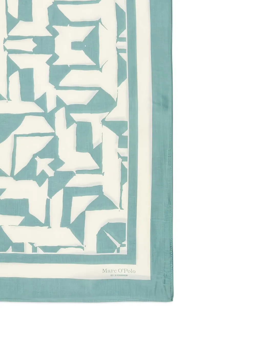 Marc O'Polo Sjaal met abstracte print Blauw