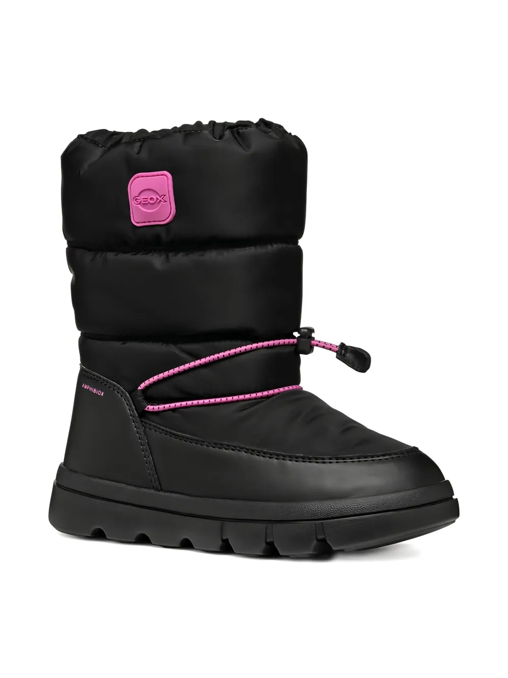 Geox Kids padded ankle boots Black
