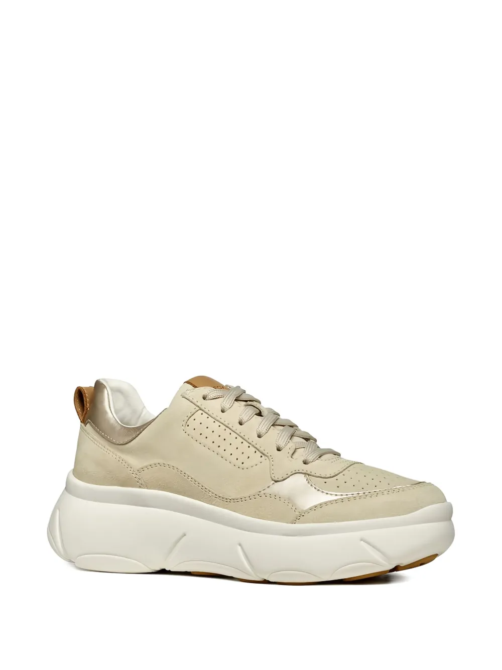 Geox perforated suede leather sneakers | Low-Tops | Image 2