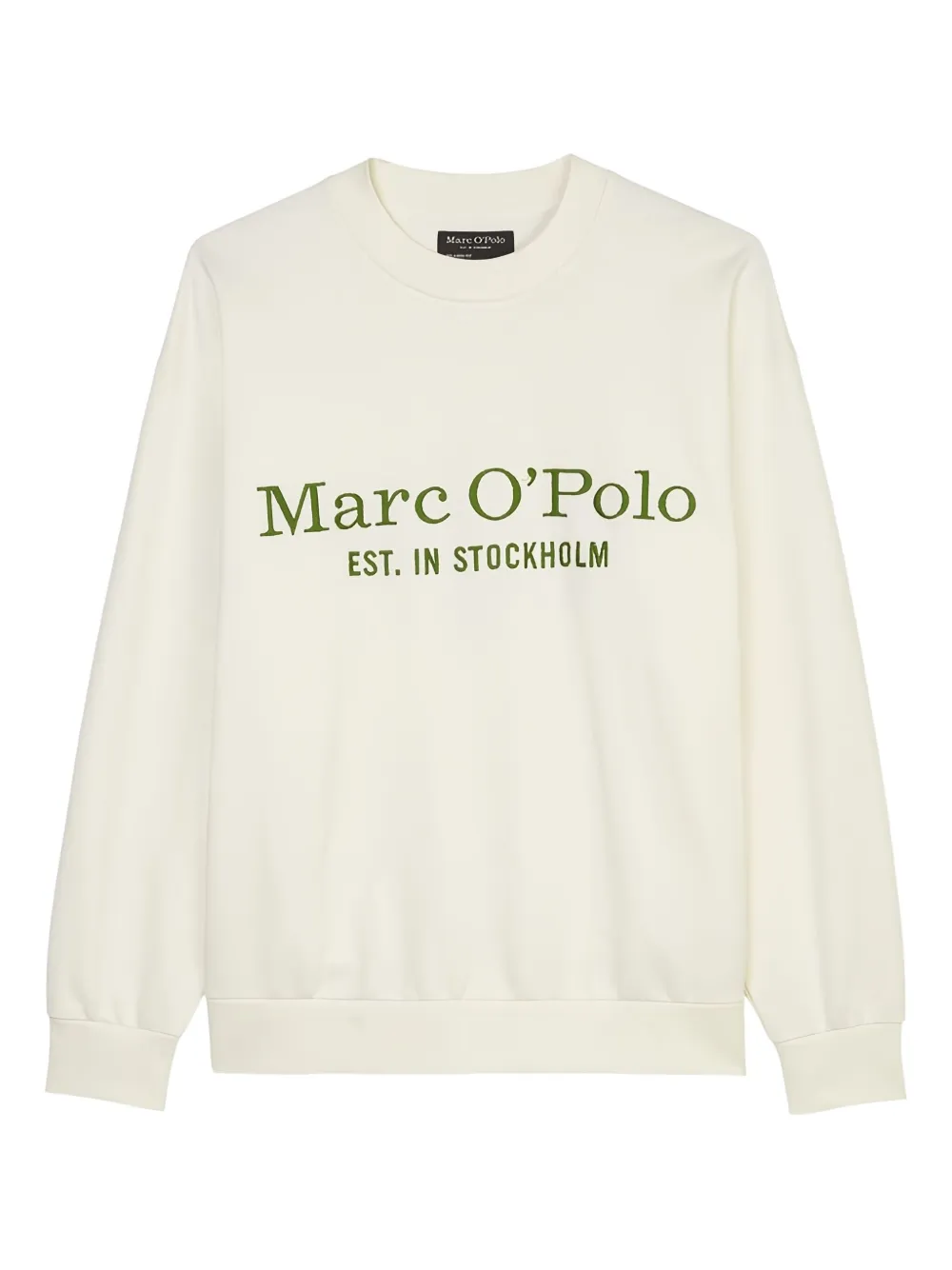 Marc O'Polo Felpa con logo ricamato - Bianco