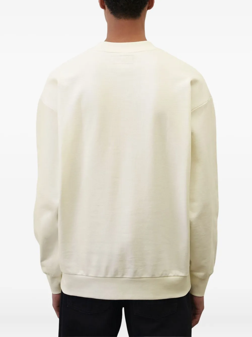 Marc O'Polo Sweater met geborduurd logo Wit