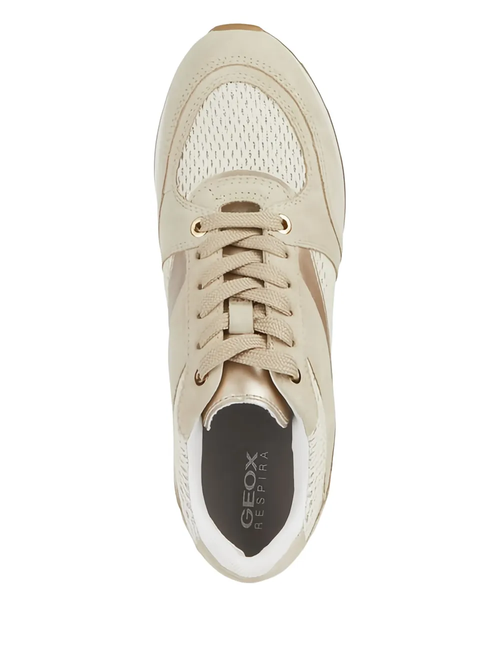 Geox Zosma mesh panels sneakers Neutrals