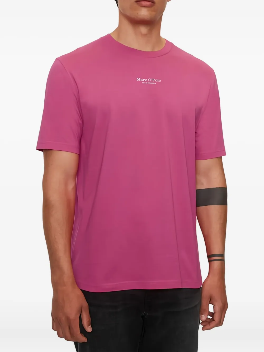 Marc O'Polo Camiseta de algodão com estampa de logo | Camisetas | Image 2