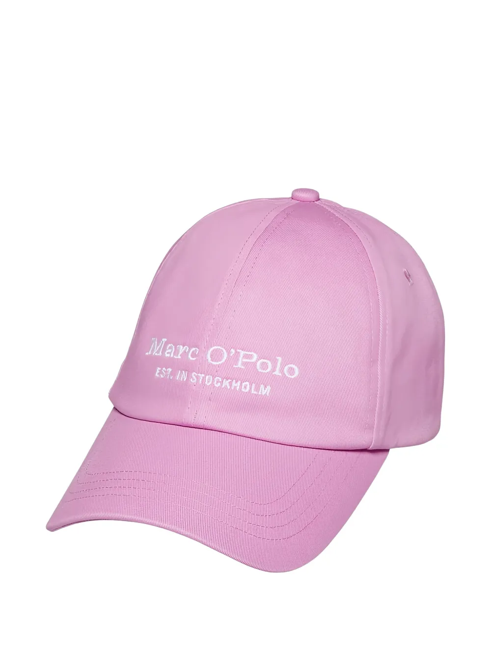 Marc O'Polo Honkbalpet met geborduurd logo Roze