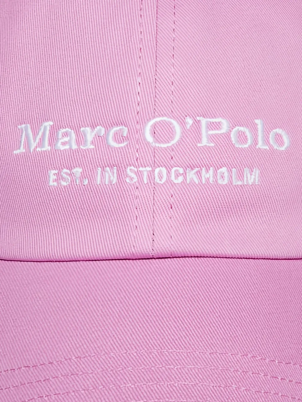 Marc O'Polo Honkbalpet met geborduurd logo Roze