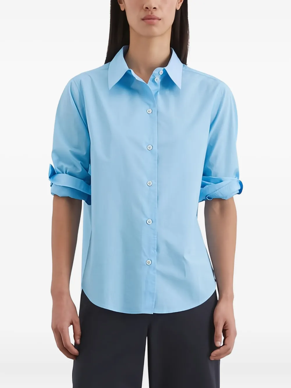 Marc O'Polo Button-up blouse - Blauw