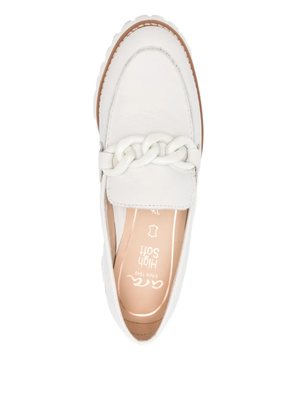 ARA 35mm Kent chain-detail loafers Neutrals