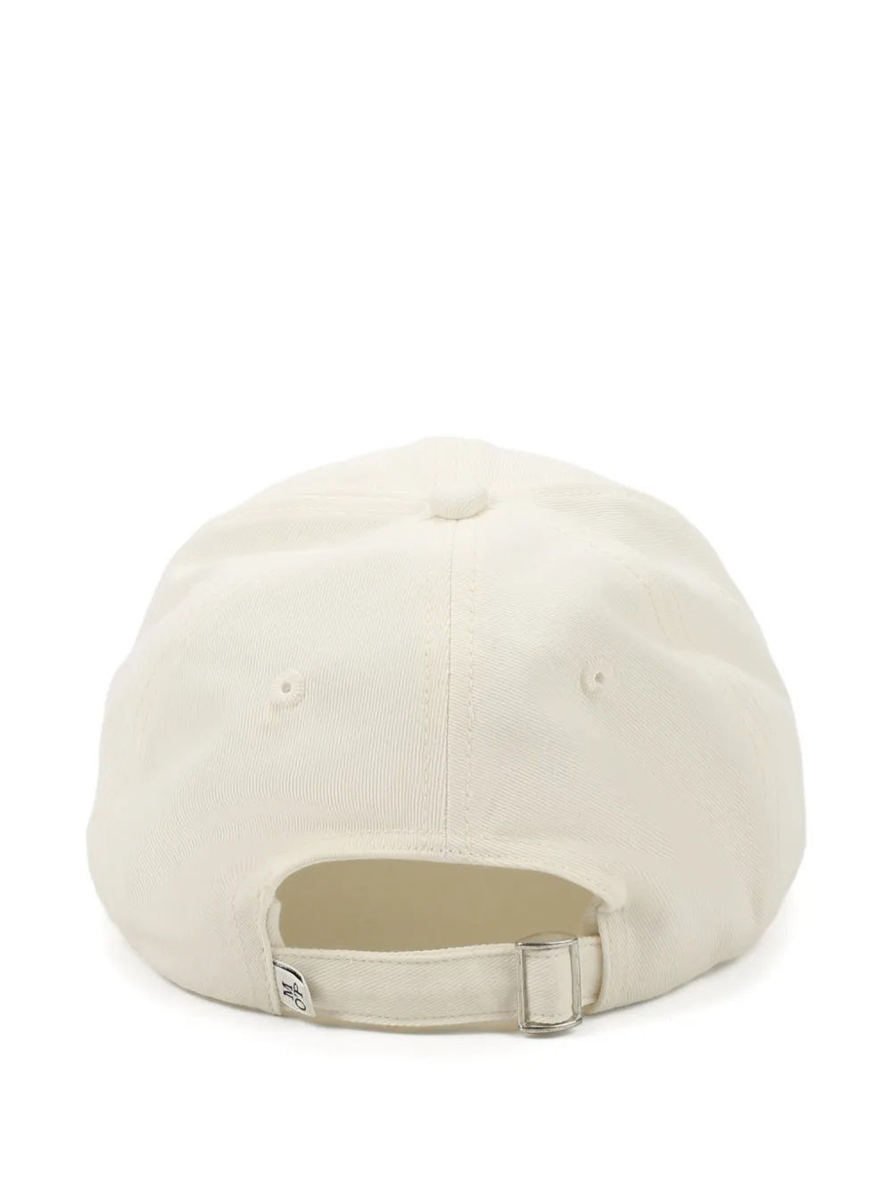 Marc O'Polo Pet met geborduurd logo - Wit