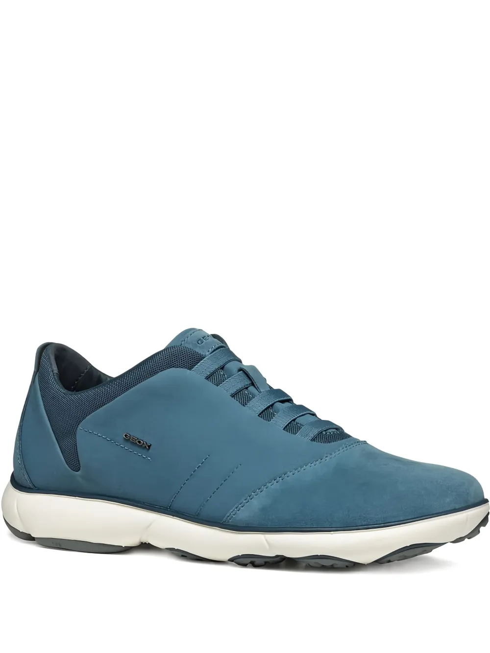 Geox Nebula leather mesh trainers Blue