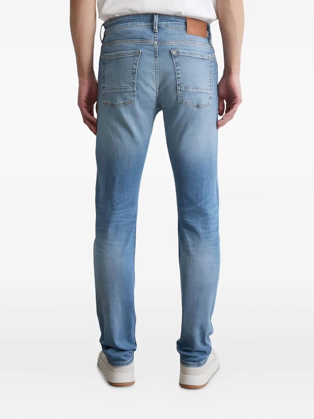 Marc O'Polo Jeans met verwassen-effect Blauw