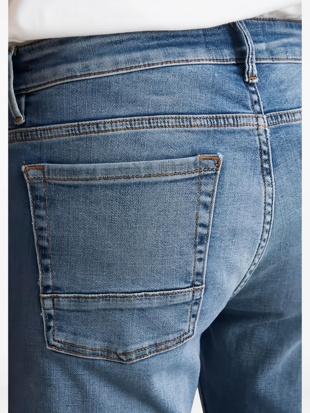 Marc O'Polo Jeans met verwassen-effect Blauw