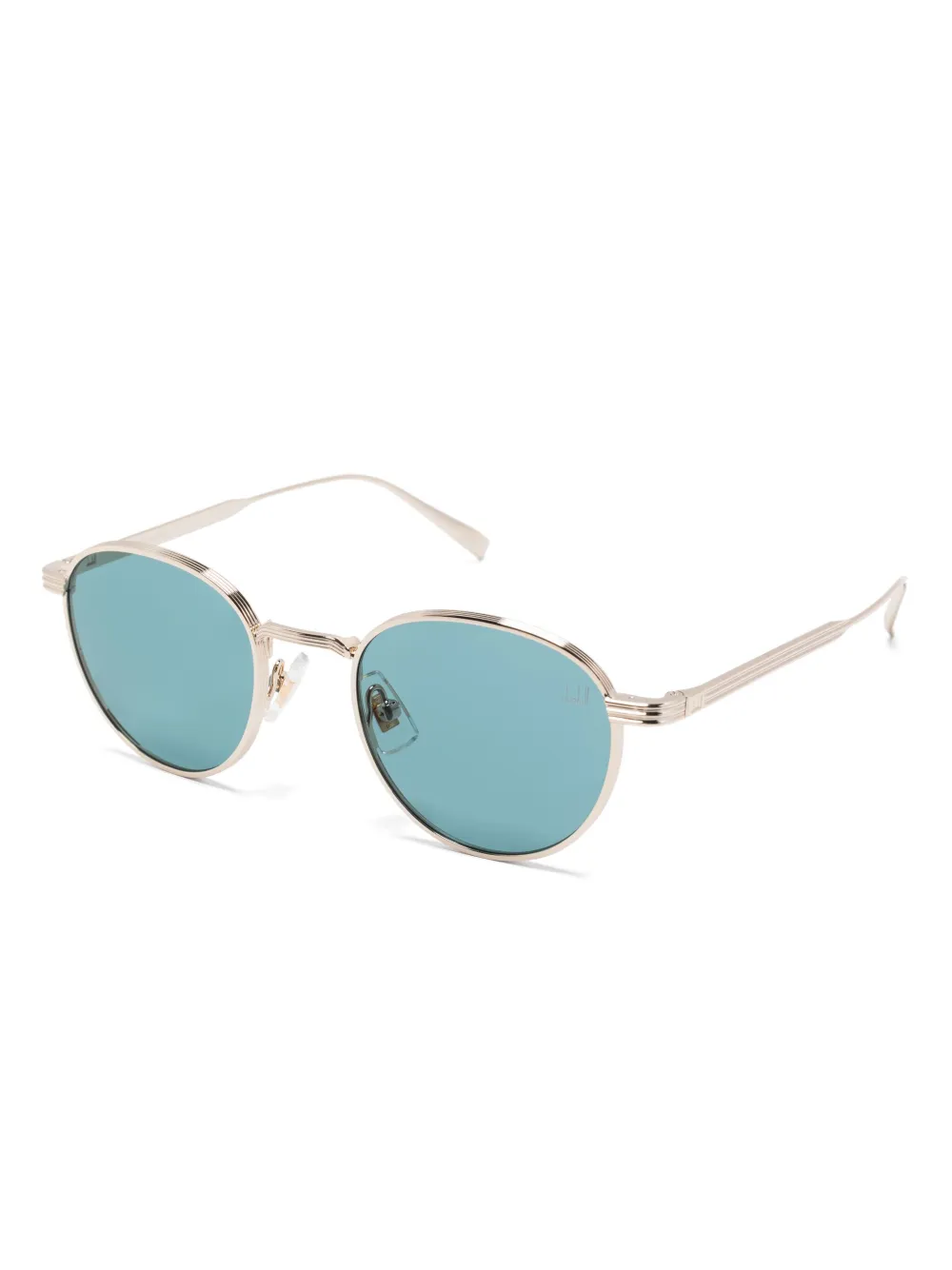 Dunhill Zonnebril met rond montuur Zilver