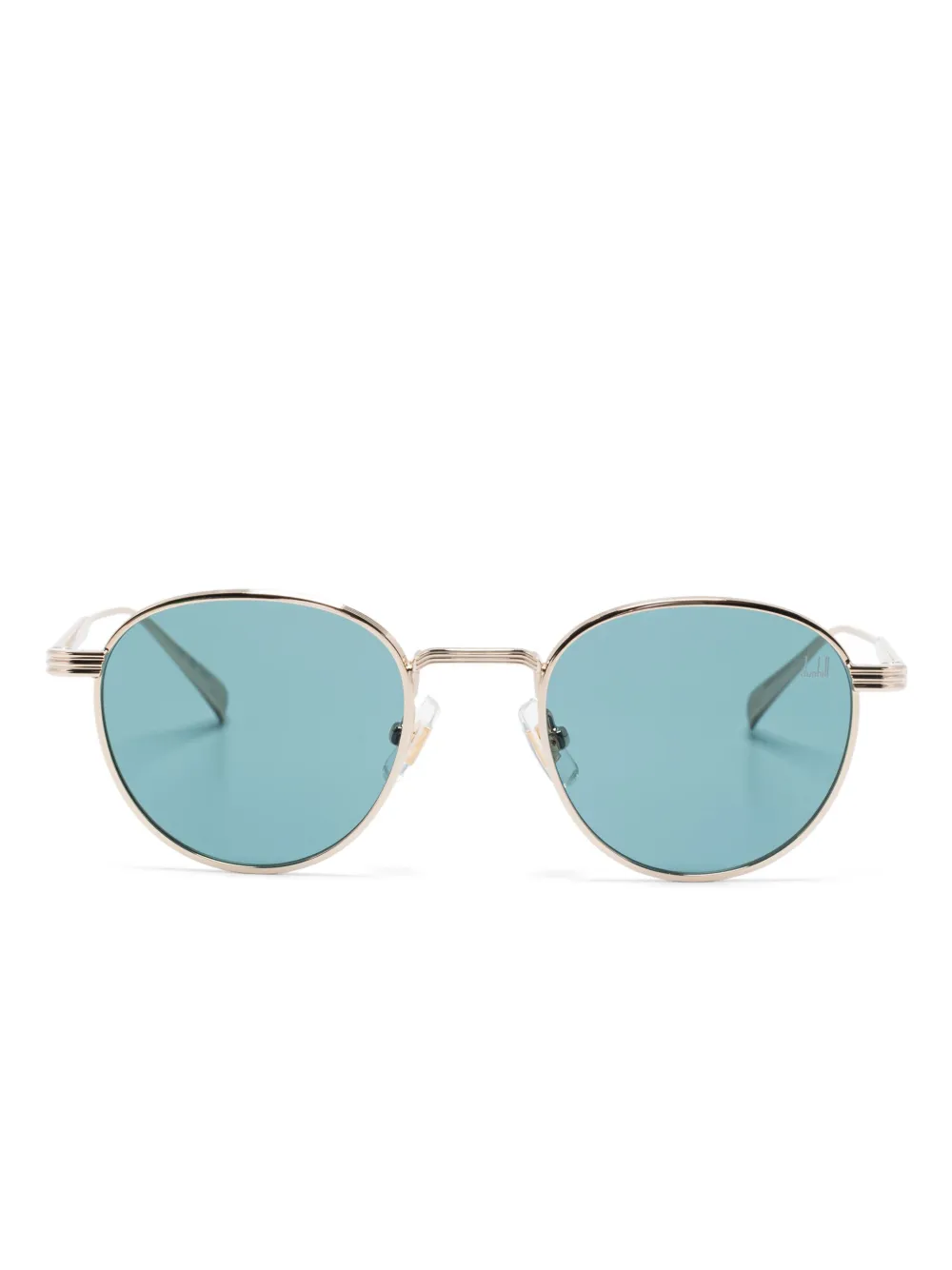 Dunhill Zonnebril met rond montuur Zilver