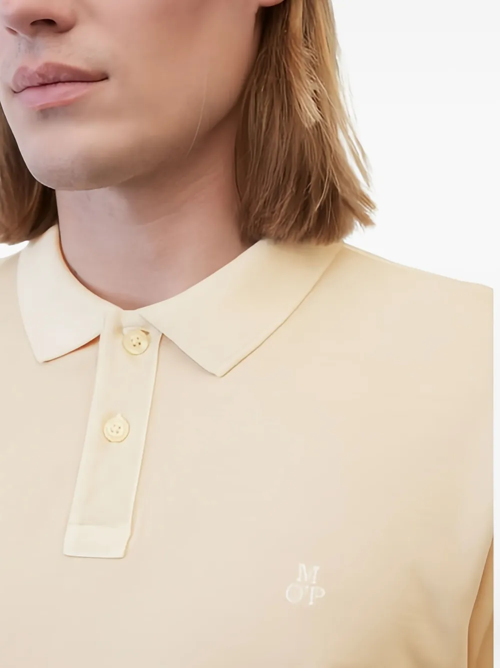 Marc O'Polo Katoenen poloshirt Beige