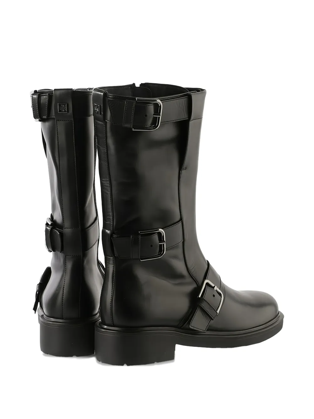 Hogl Billie Buckle-embellished Leather Biker Boots