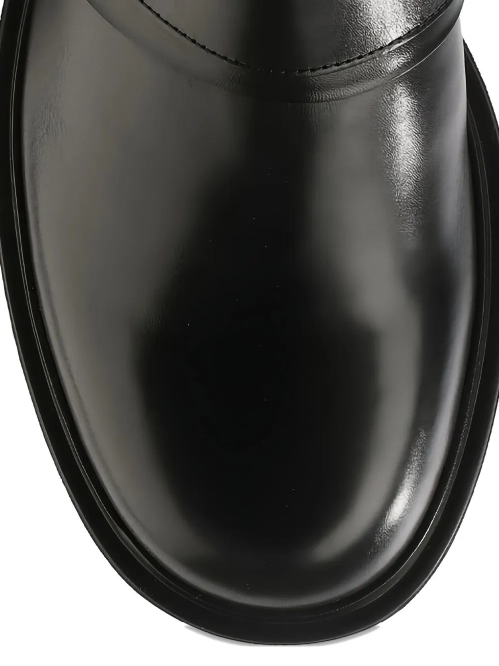 Hogl Billie buckle-embellished leather biker boots Black