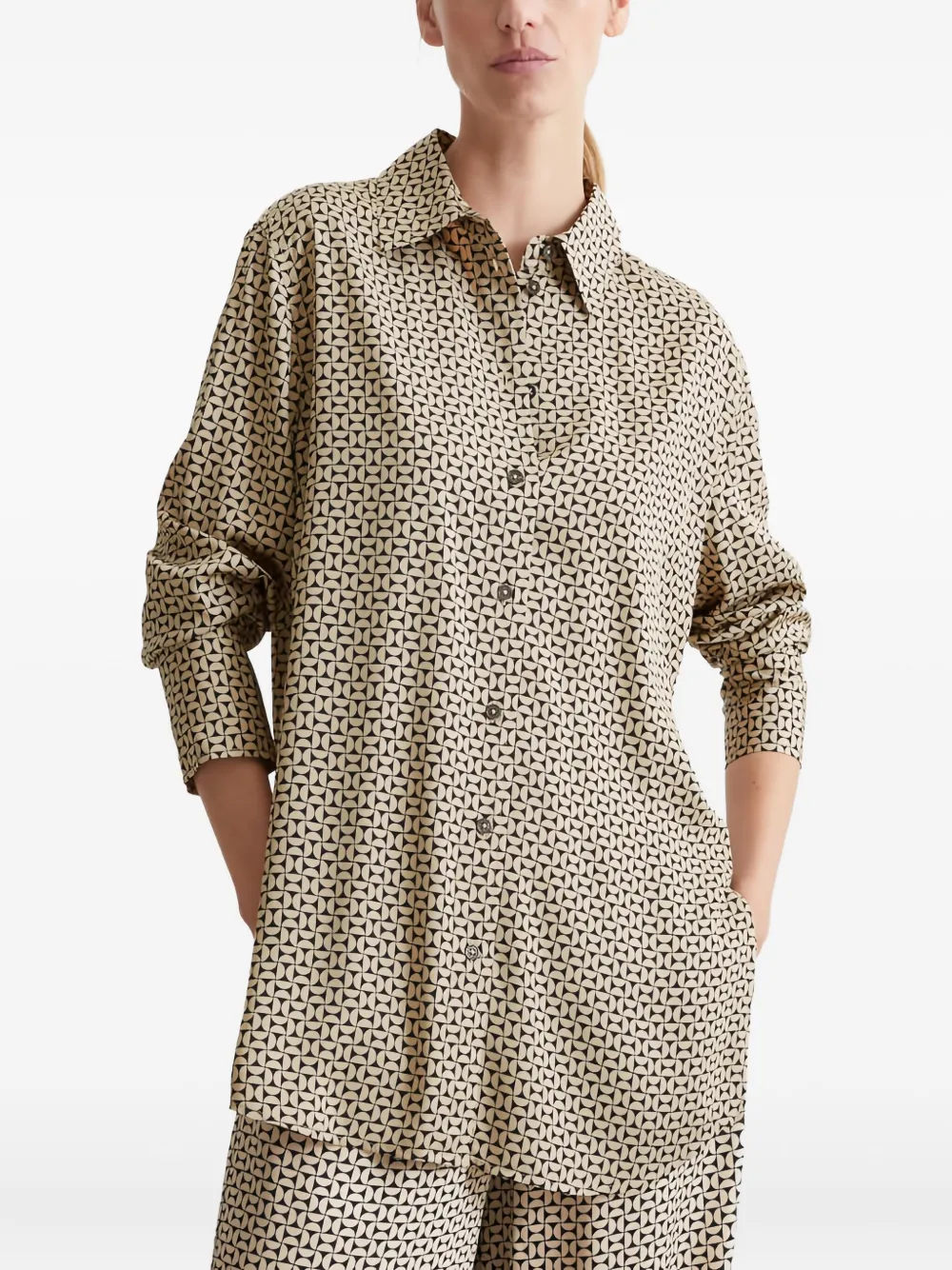 Marc O'polo Patterned Button-up Shirt