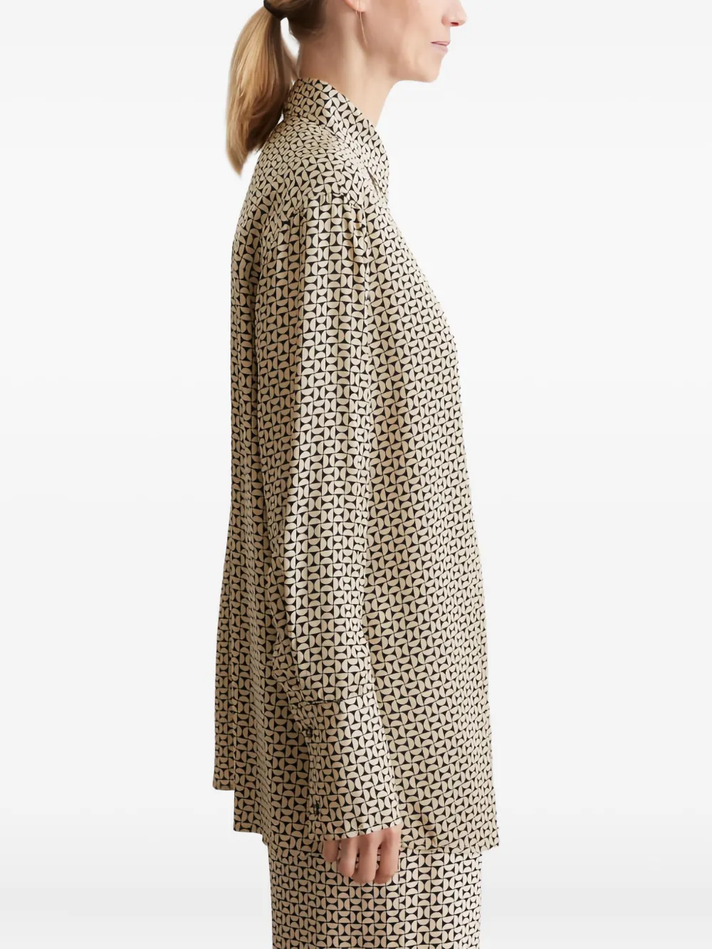 Marc O'Polo Blouse met patroon Beige