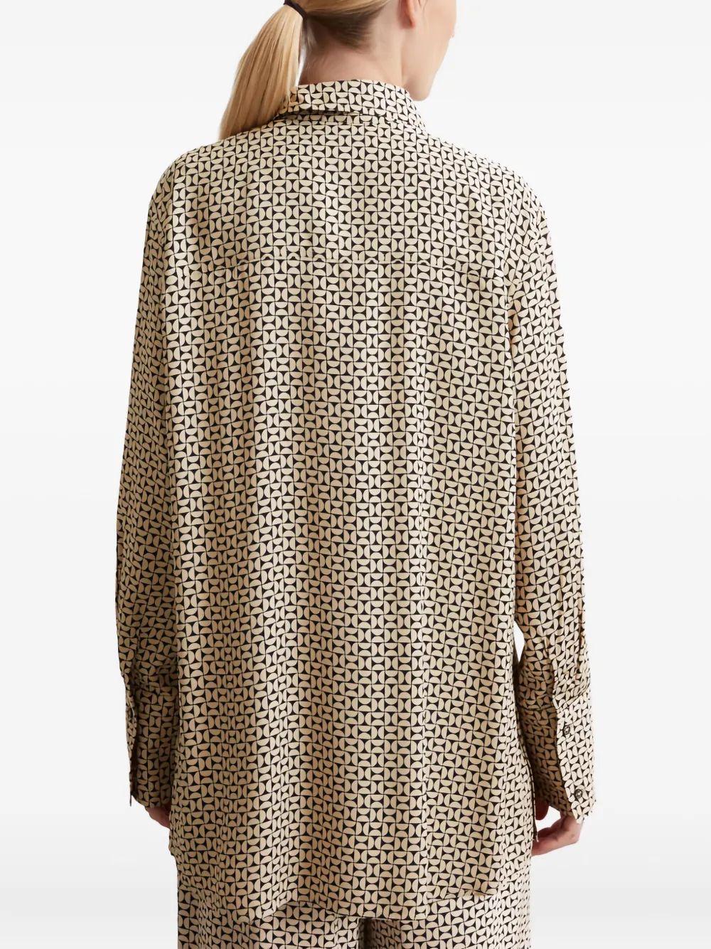 Marc O'Polo Blouse met patroon Beige