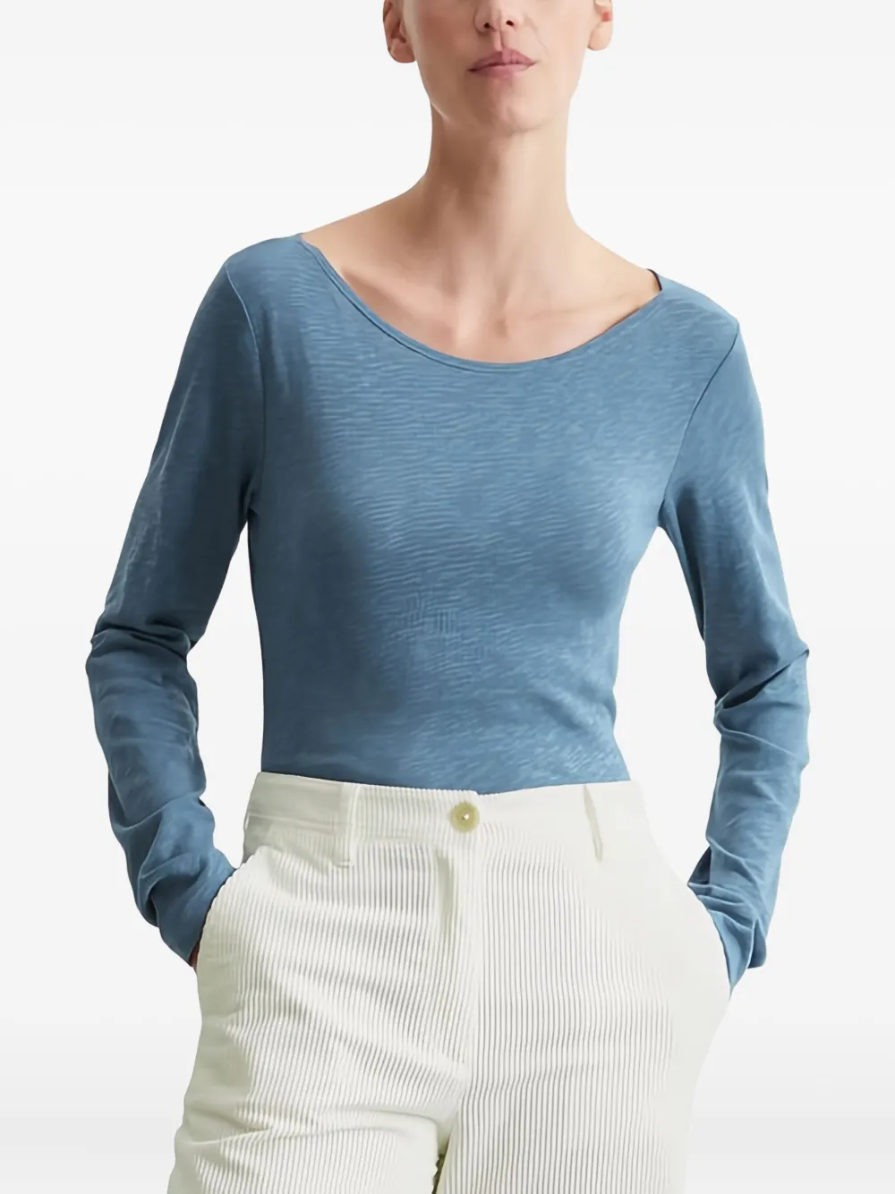 Marc O'Polo boat-neck long-sleeve top | T-Shirts & Jersey Shirts | Image 2