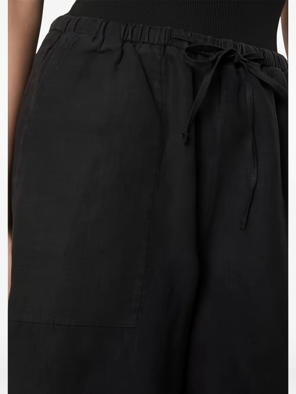 Marc O'Polo Shorts met trekkoordtaille Zwart