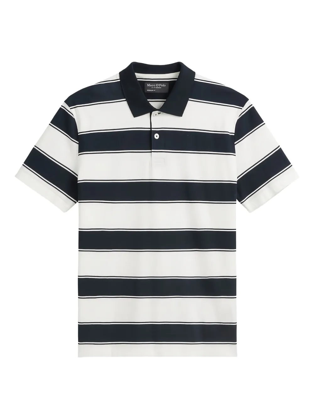 Marc O'Polo Gestreept poloshirt Wit