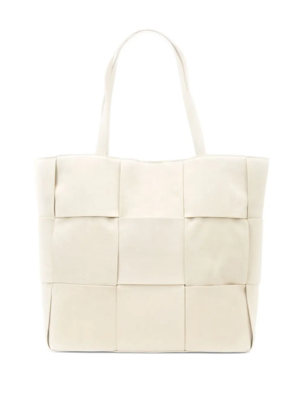 Marc O'Polo Meeri geweven shopper Beige