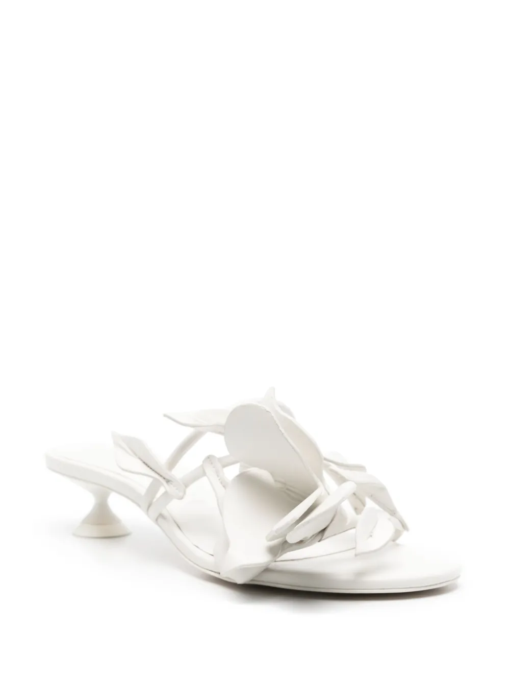 Cult Gaia 50mm Colette sandals White